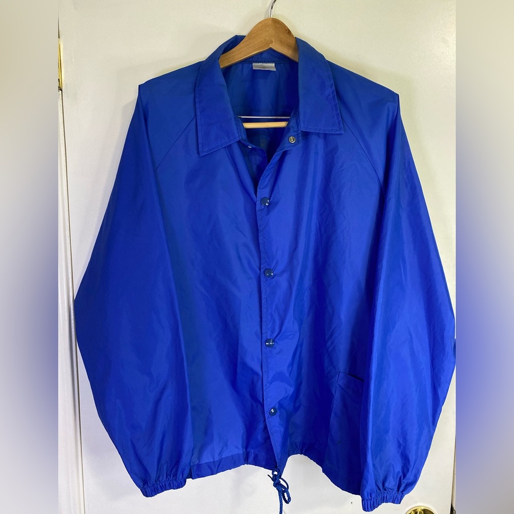Vintage Auburn Sportswear Lightweight Blue Jacket with Pockets USA Size XL